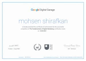 Mohsen Shirafcan cert1
